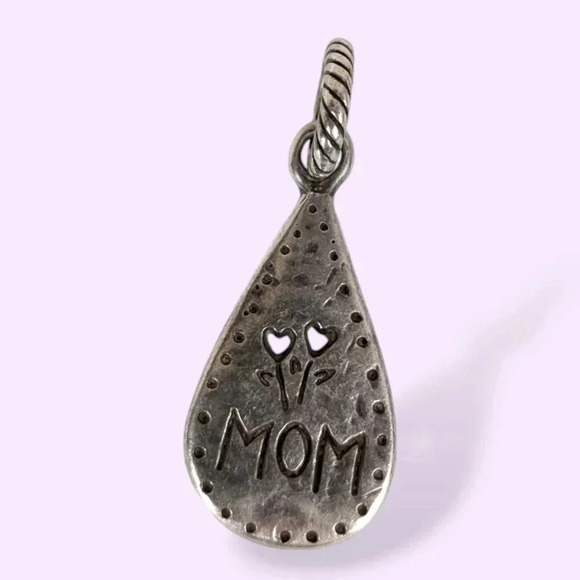 (2/$20) Brighton Dangling Charm Heart Mom Flower Cutout - Picture 2 of 4